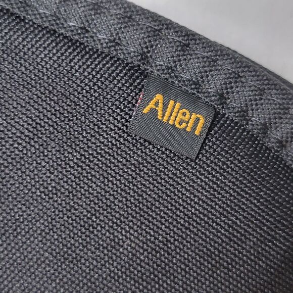 Allen Small Black Fabric Padded "Pew Pew" Zip Storage Case - Picture 2 of 8